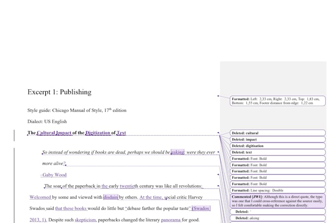 copy edit and proofread your manuscript